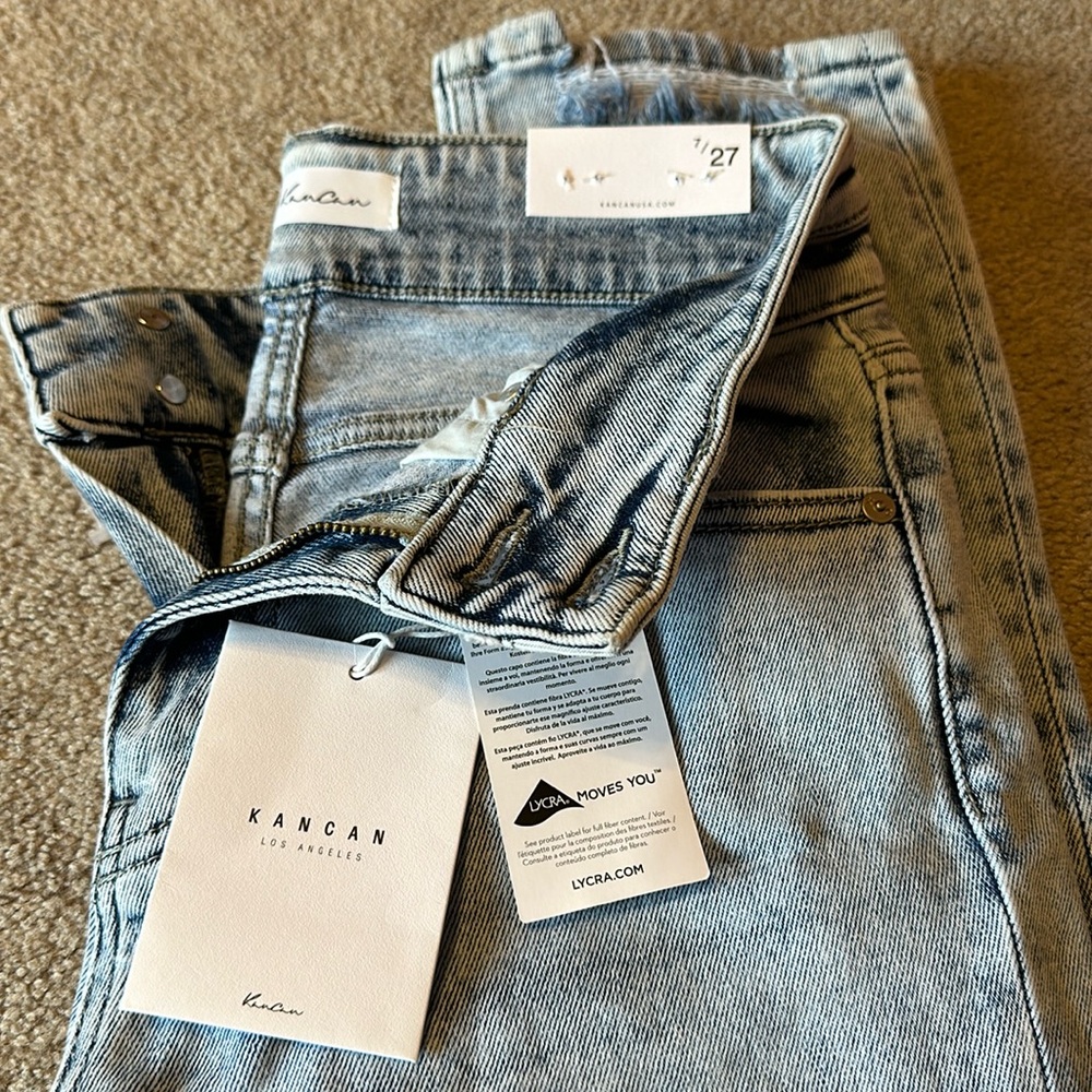 KanCan Straight Fit Light Denim Wash Jeans